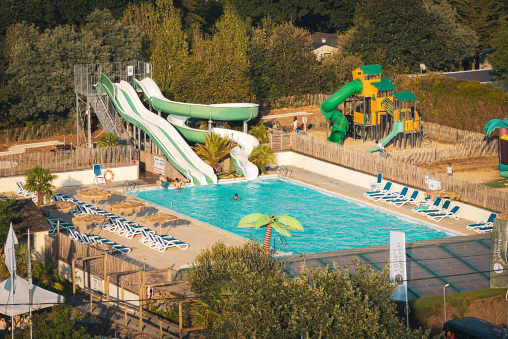 Espace aquatique familial au Camping du Lac du Jaunay – Vendee