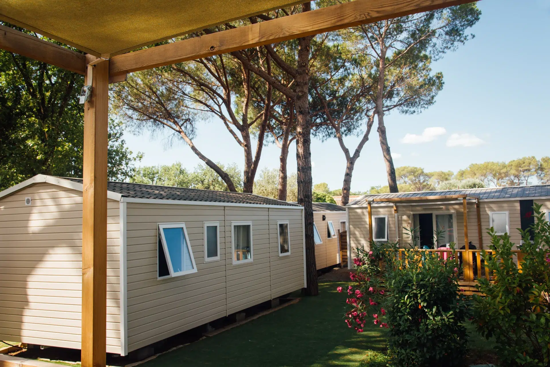 Accueil 5 mobil homes fleurs