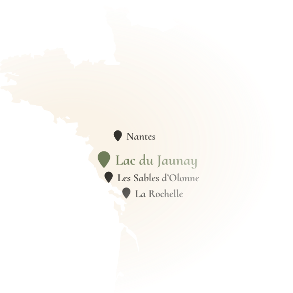 map contact lac du jaunay