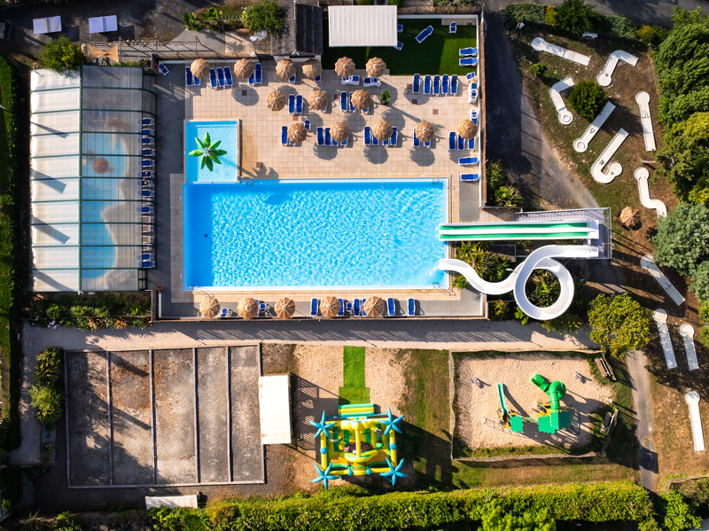 camping avec piscine chauffee vendee