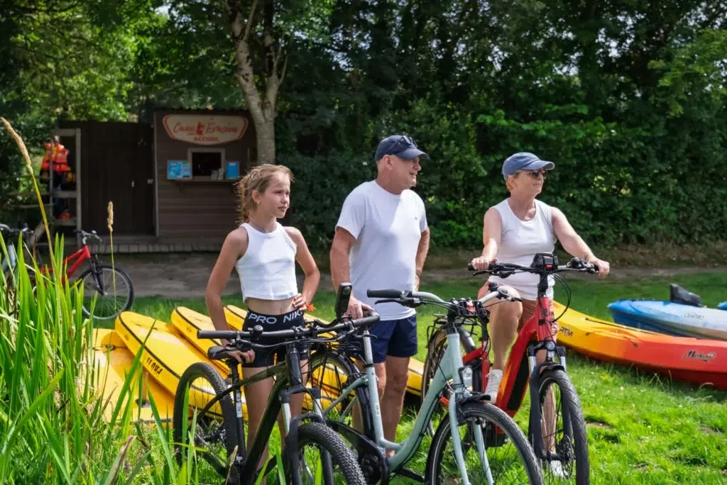 location velos lac jaunay camping vendee