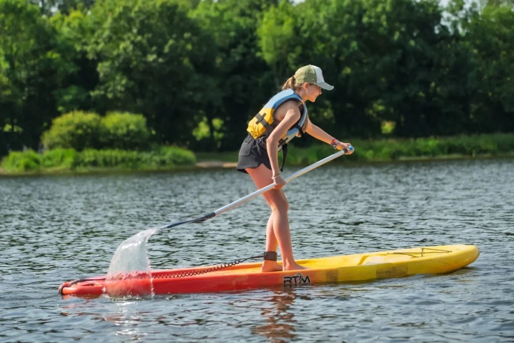 paddle lac jaunay camping vendee